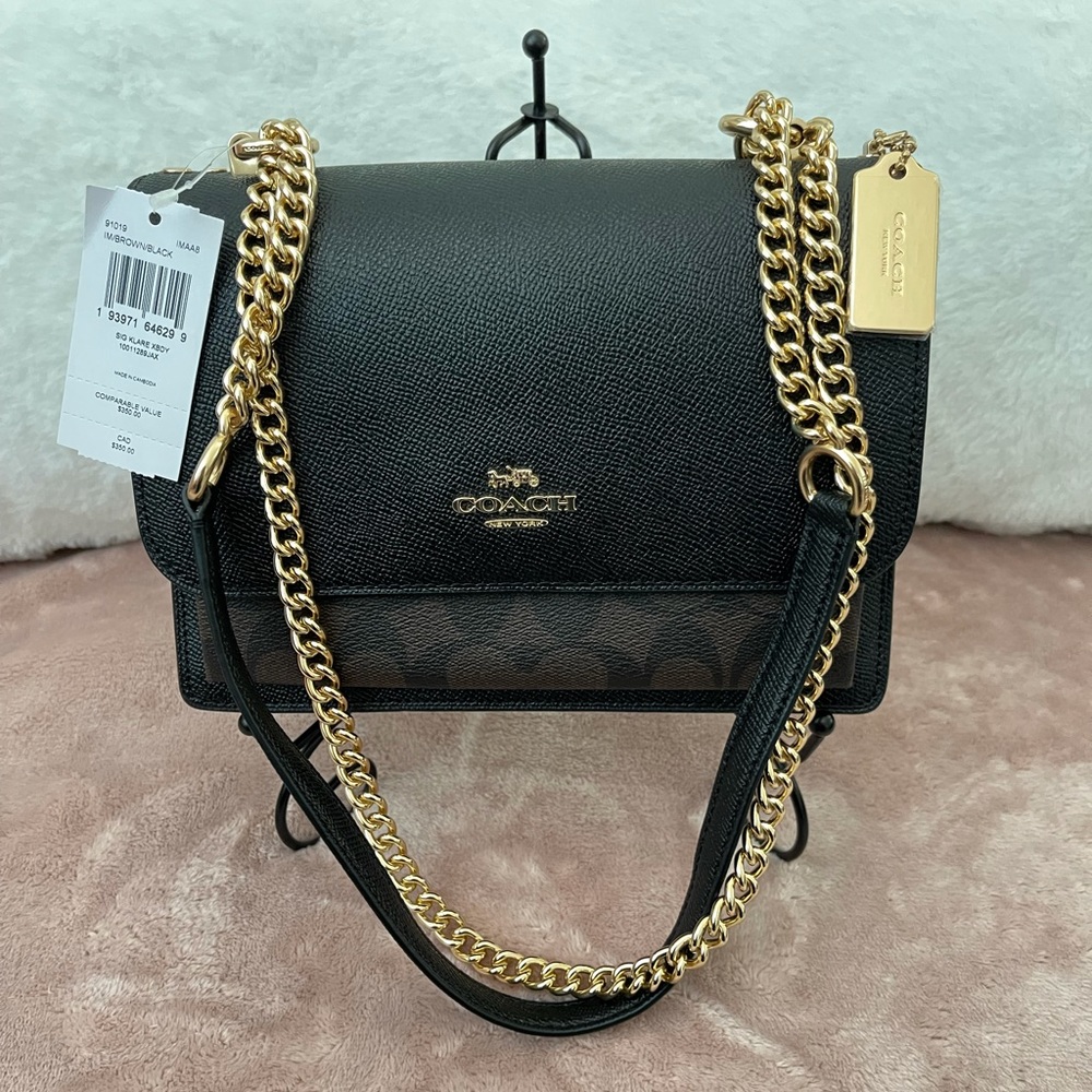 Coach Klare Crossbody In Signature Canvas /purse/ shoulder bag NWT
